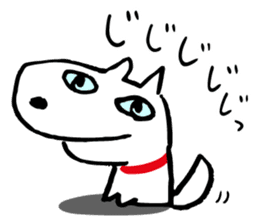 Dog's everyday feelings 01 sticker #14012030