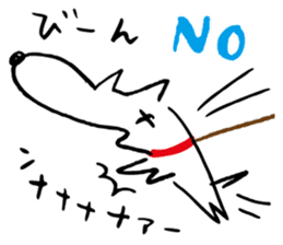 Dog's everyday feelings 01 sticker #14012033