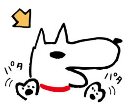 Dog's everyday feelings 01 sticker #14012035