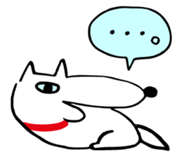 Dog's everyday feelings 01 sticker #14012036