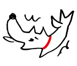 Dog's everyday feelings 01 sticker #14012041