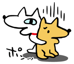 Dog's everyday feelings 01 sticker #14012044