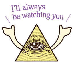 ILLUMINA-kun is WATCHING YOU !! [EN] sticker #14012098
