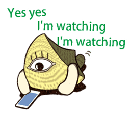 ILLUMINA-kun is WATCHING YOU !! [EN] sticker #14012121