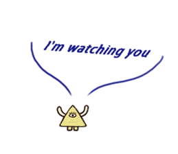 ILLUMINA-kun is WATCHING YOU !! [EN] sticker #14012133