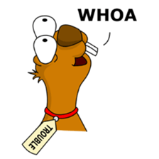 Trouble Stickers sticker #14012471