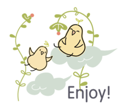 The fifty-eight birds sticker #14012565