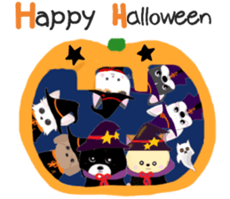 Kuro & friends Happy Halloween sticker sticker #14012588