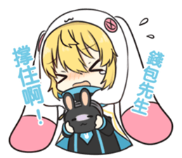 rabbit BW2 sticker #14012806