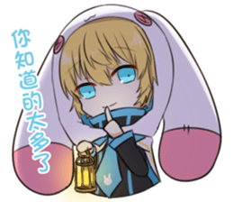 rabbit BW2 sticker #14012824