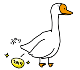 The birds new year sticker #14013270