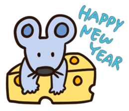 Words to celebrate 2016 sticker #14014410