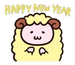 Words to celebrate 2016 sticker #14014417