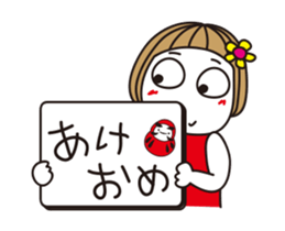 Bangs short girl vol.27 sticker #14015217