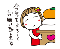 Bangs short girl vol.27 sticker #14015219