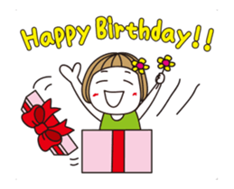 Bangs short girl vol.27 sticker #14015223