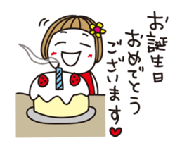 Bangs short girl vol.27 sticker #14015225