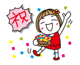 Bangs short girl vol.27 sticker #14015228