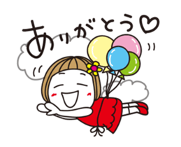 Bangs short girl vol.27 sticker #14015236