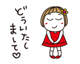 Bangs short girl vol.27 sticker #14015237