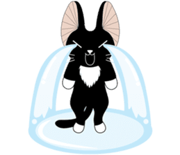 Travel Black Cat sticker #14015672
