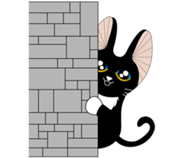 Travel Black Cat sticker #14015676