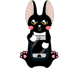 Travel Black Cat sticker #14015685