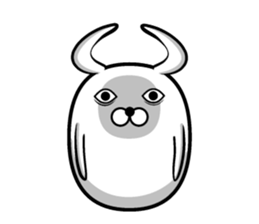 Cute Mi-chan sticker sticker #14015728