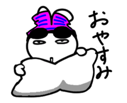 Animation of the poker-face-rabbit sticker #14015957