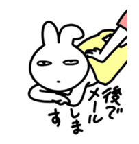 Animation of the poker-face-rabbit sticker #14015960