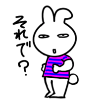 Animation of the poker-face-rabbit sticker #14015964