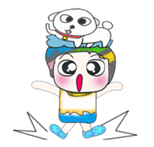 Wow .. Mr. Shiba and dog.. sticker #14016059