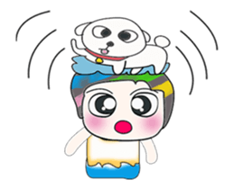 Wow .. Mr. Shiba and dog.. sticker #14016066