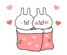 rabbit's Christmas & New Year's Day sticker #14016756