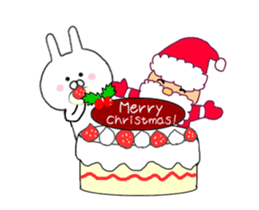 rabbit's Christmas & New Year's Day sticker #14016757