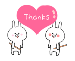 rabbit's Christmas & New Year's Day sticker #14016758