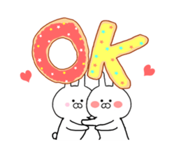 rabbit's Christmas & New Year's Day sticker #14016760