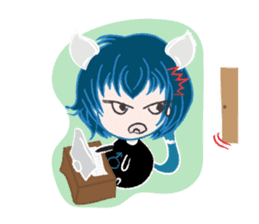 Fox Boy Gamer sticker #14016770