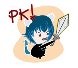 Fox Boy Gamer sticker #14016776