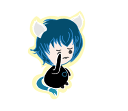 Fox Boy Gamer sticker #14016798