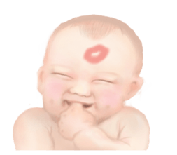 Magic baby face sticker #14016809