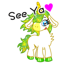 Brilliant Unicorn (English) sticker #14016823