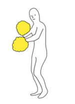 Mr. Simple is simple, and moves sticker #14016924