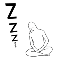 Mr. Simple is simple, and moves sticker #14016925