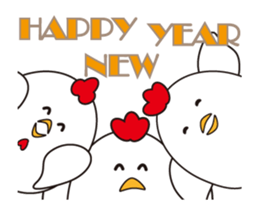New year 2017 "Rooster" Ver.animation sticker #14017143
