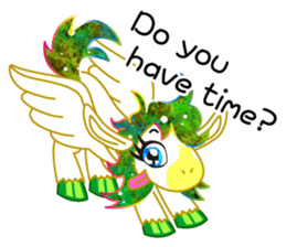 Bewitching Pegasus (English) sticker #14017363