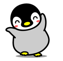 The cute child penguin 2 which moves sticker #14017409