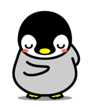 The cute child penguin 2 which moves sticker #14017424