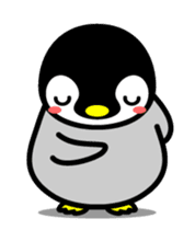 The cute child penguin 2 which moves sticker #14017424