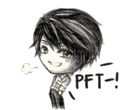 CW: Tezzo Daily Life in Pencil sticker #14017472